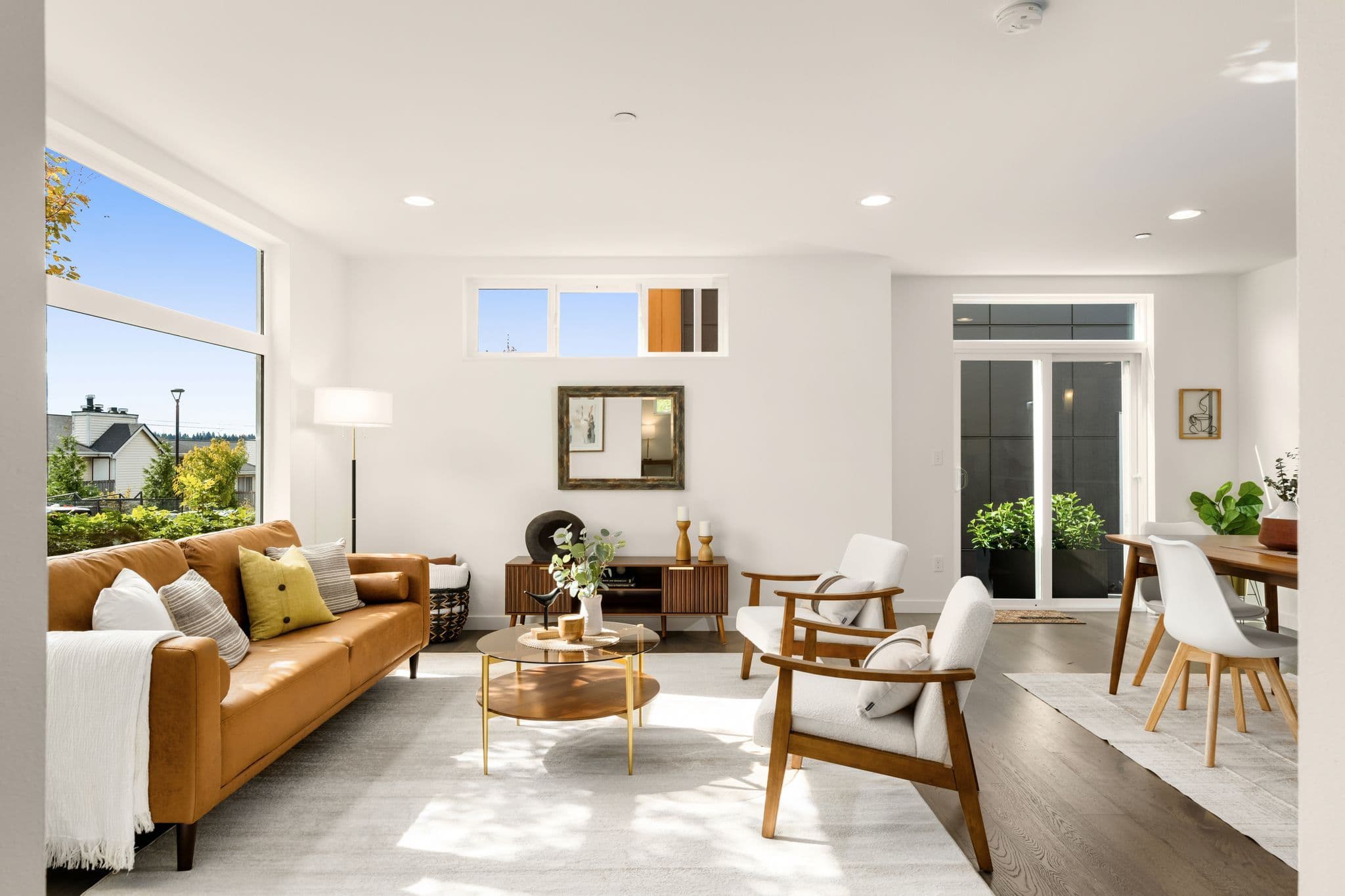 Living room seating area